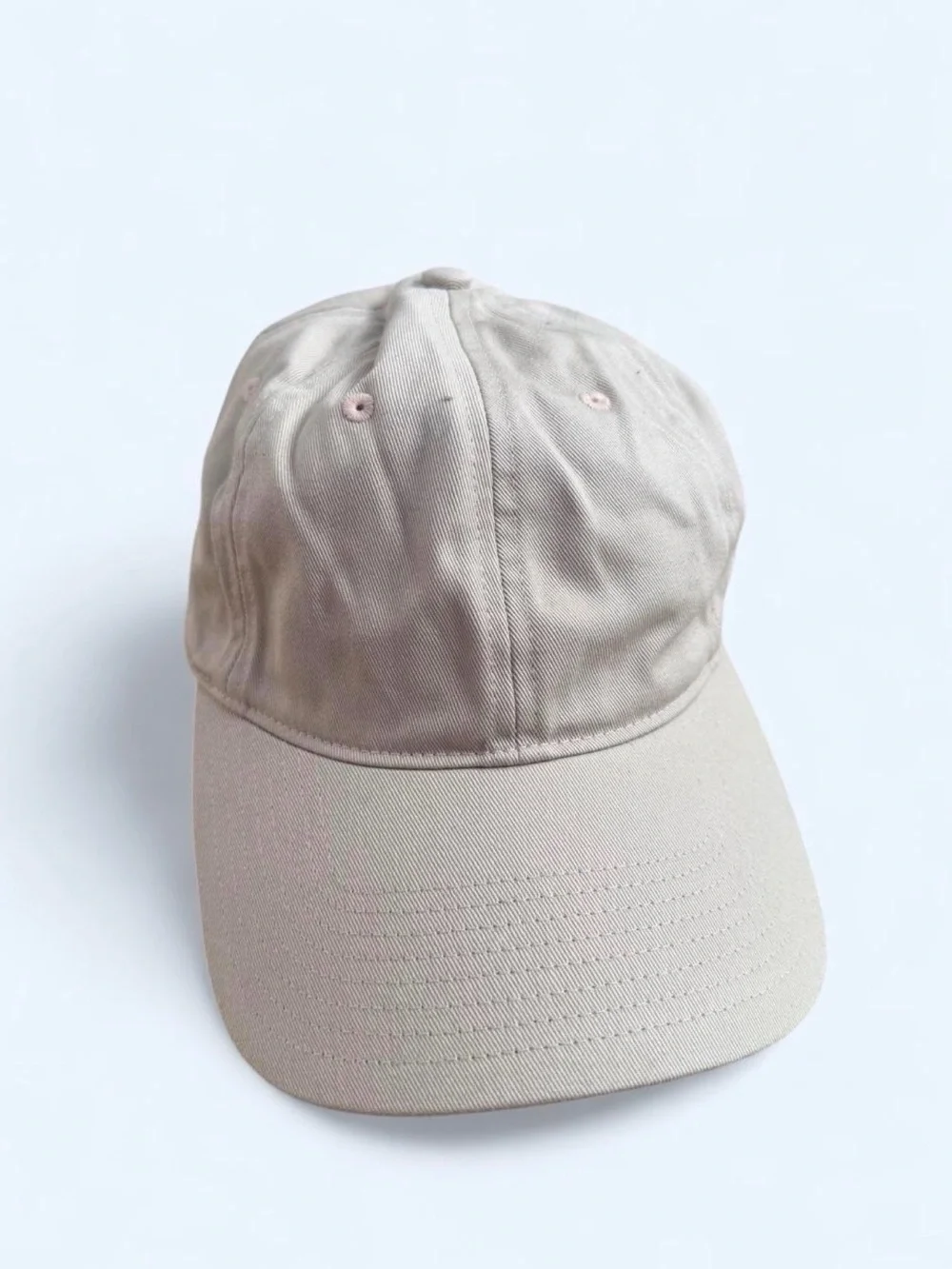 Aritzia TNA beige basic baseball hat
